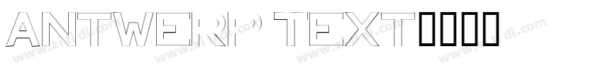Antwerp Text字体转换